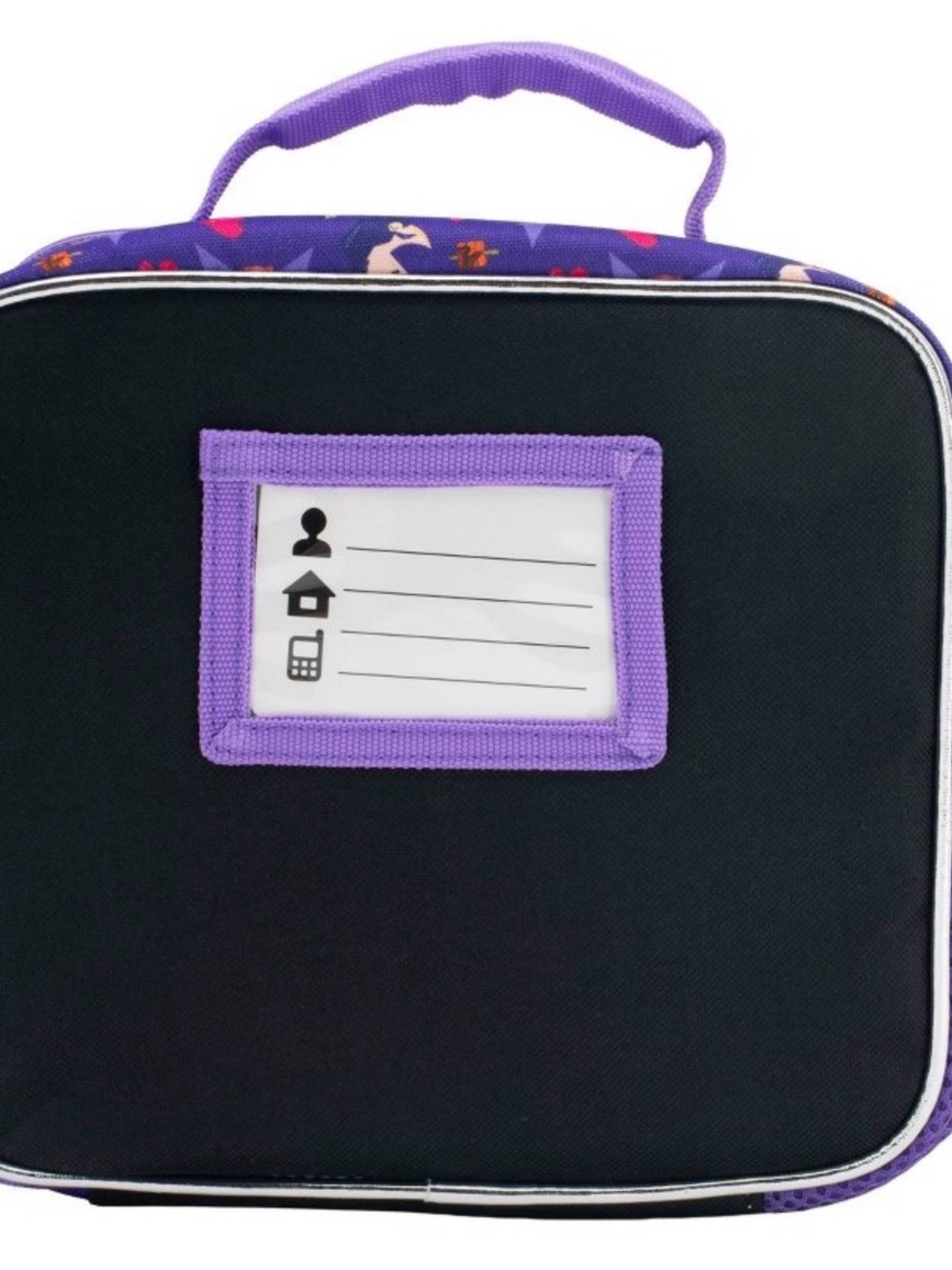 NWT Purple K Pop Demon Hunters Kids Lunch Box with Snack Pouch - Picture 3 of 10